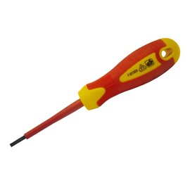Faithfull FAISDVDE55 VDE Screwdriver Slotted 5.5 x 125mm