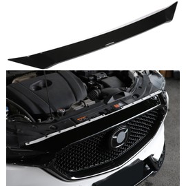 Birbenben Fit for Mazda CX-5 2017-2025 Accessories, Glossy Black Hood Bug Deflector Hood Bonnet Cover Trims Front Bumper Stone Guard Protection for CX 5 CX5 2018 2019 2020 2021 2022 2023 2024