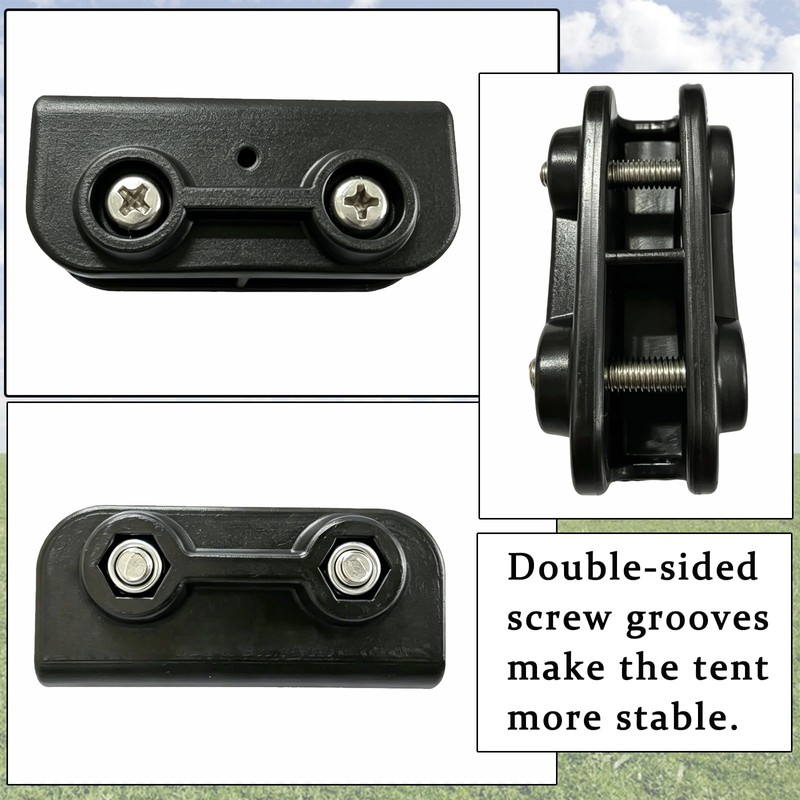 4Pcs 2-Way Pop-up Gazebo Replacement Connector Canopy Tent Replacement Parts