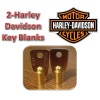 Unbranded 2 HARLEY DAVIDSON BARREL TUBULAR KEY BLANKS also Vending