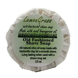 All Natural, Handmade, LemonGrass Shave Soap by Amish Country Essentials. 3oz