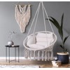 Goutime Hammock Chair, Macrame Hanging Swing Chairs with Hardware Kit,Adult