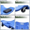Unbranded 40" Blow Molded Plastic Rolling Garage/Shop Creeper Mechanic Cart