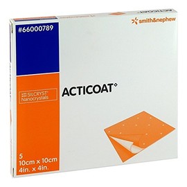 Smith & Nephew Acticoat 10 x 10 cm Antimicrobial Wound Dressing 5 Pieces