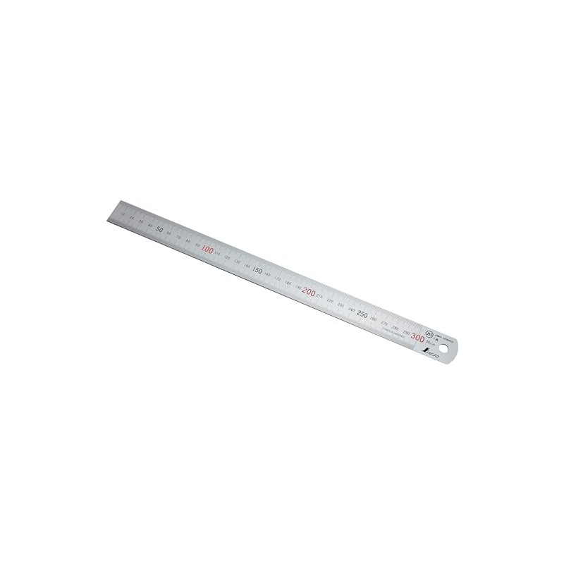 Shinwa 13013 Stainless Steel Ruler 30 cm with 0.5 mm