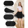 Wikoan Women's Petticoat Tulle Skirt Short Underskirt Crinoline for 1950s