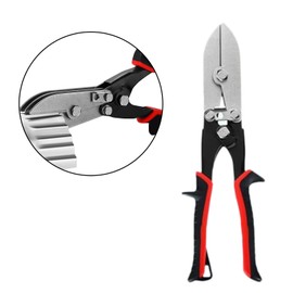 perfeclan 5 Blade Sheet Metal Stove Pipe Crimper 10.4inch Long Heavy Duty Ergonomic for Ductwork Multipurpose Crimping Tool