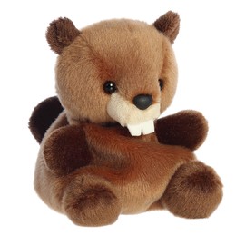 Aurora® Adorable Palm Pals™ Chewy Beaver™ Stuffed Animal - Fun Collectible Plush for Kids and Adult Collectors - Perfect for Decorating Rooms and Birthday Gifts - Brown 5.5 Inches