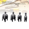 4PCS Tapered Plug Cutter Set 1/4in Hex Shank Claw Type
