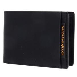 Mandarina Duck Dual Men's Travel Accessory Wallet, Nero
