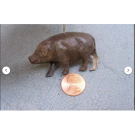 The Dresden Cottage New Dresden Paper Mini Black Poodle Christmas Ornament Feather Tree Decoration