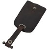 Buffalo Full Leather Key Bell with Retractable Key Ring in