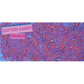 Cotton Candy Crunch Topping for Ice Cream, Froyo, Frappes, Cupcake and Dessert Toppings 7 Ounce