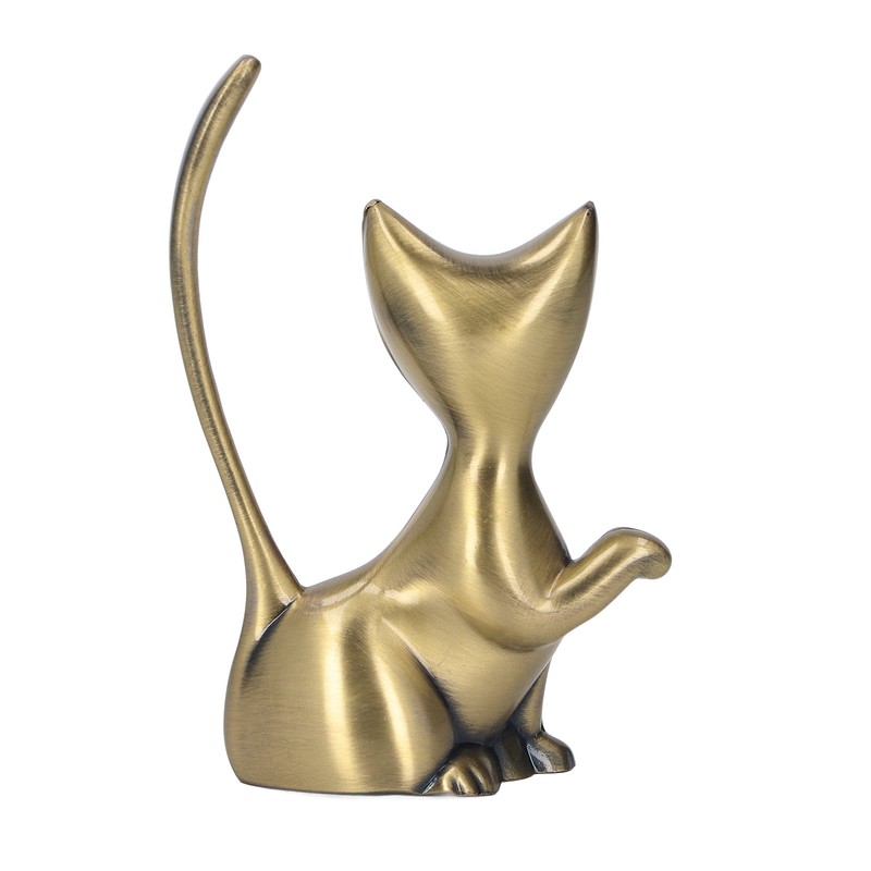 Cat God Ring Holder Cat God Design Zinc Alloy Sturdy