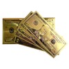6 PCS Gold Foil U.S. Dollar Bill Bookmarks – Includes