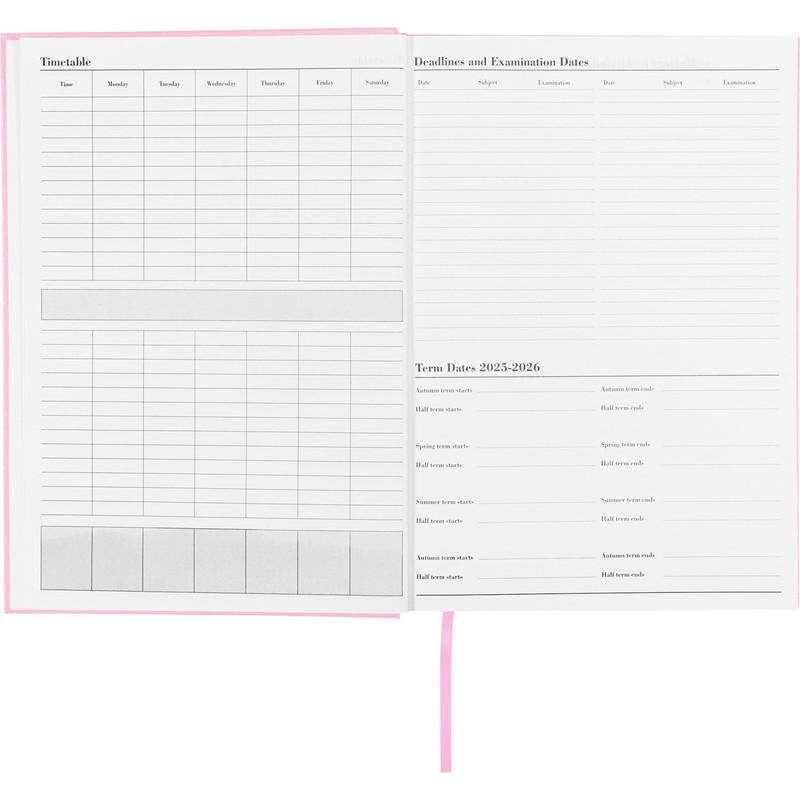 Star Note 2025-2026 A5 Page a Day Academic Diary School
