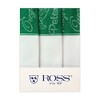 Ross Pack of 3 Twine, Half-Linen Tea Towels, Herbs, Silver,