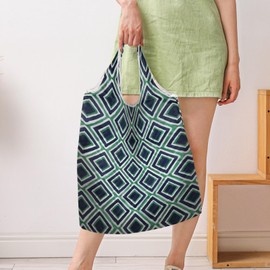 FAVORTALK Folding Shopping Bags -Fold Up Bag 3 Pcs Large Reusable Lemon Pattern Shopper Bags for Women Grocery Washable Durable Compact Shop Bags D8316