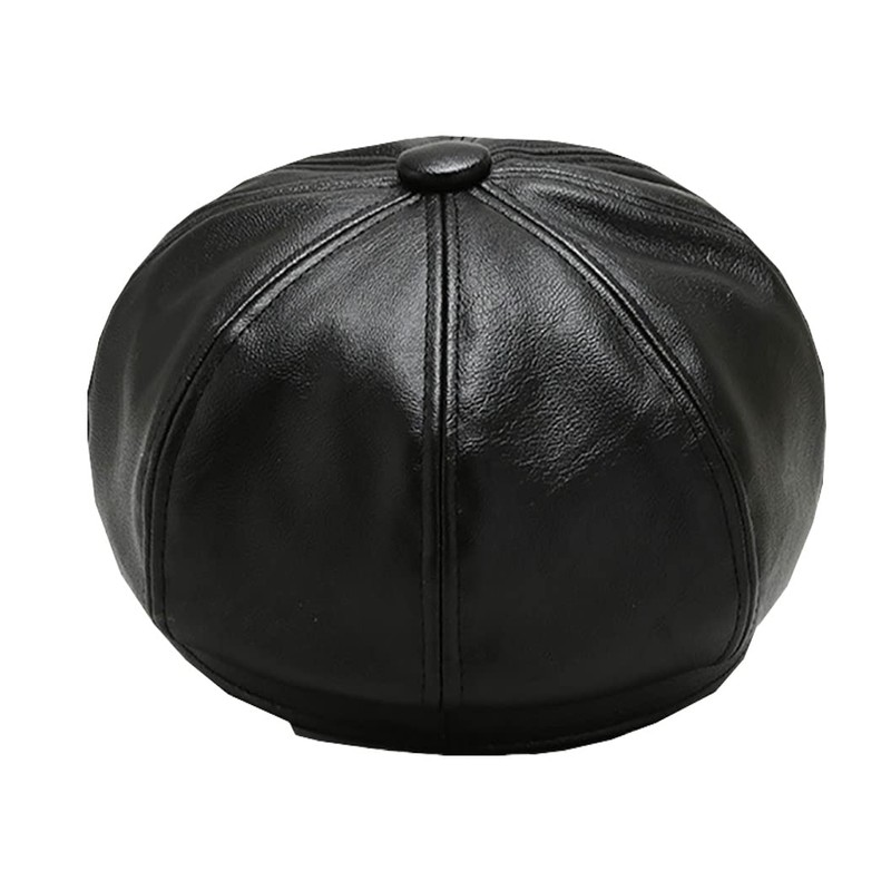 Foetest Cap Leather Hat Baseball Cao Casual Hat Sun Hat