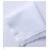 Lace Cotton White Handkerchiefs Perfect Wedding Bulk