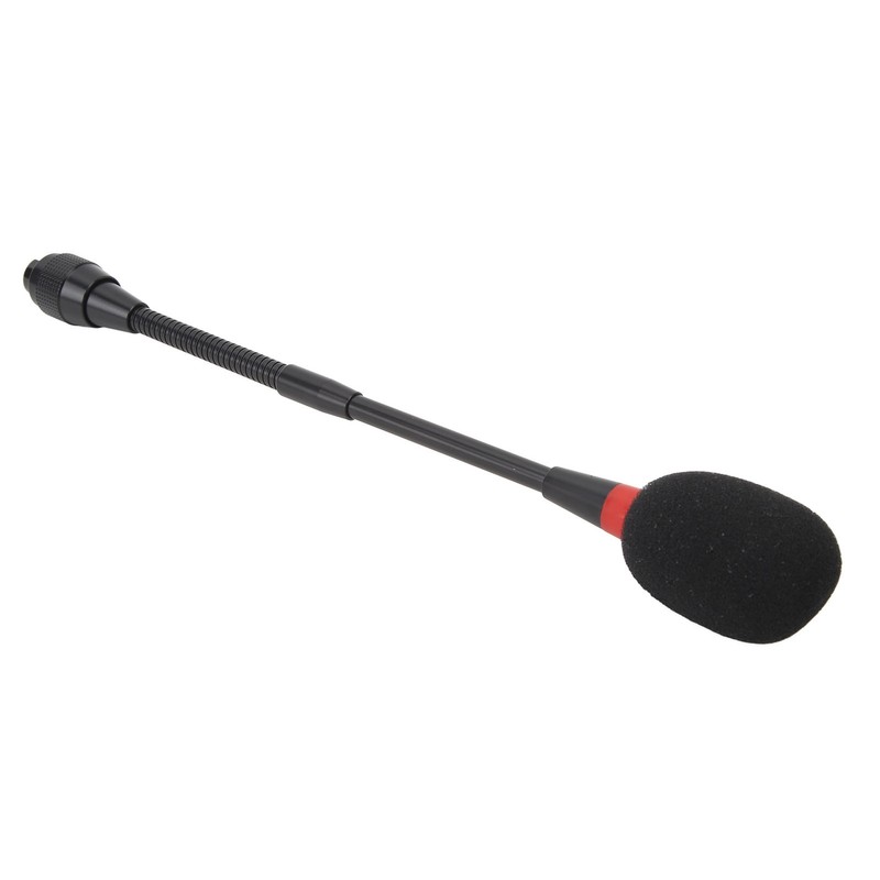 Gooseneck Microphone Clear Sound Transmission 25CM Gooseneck Podium Microphone for