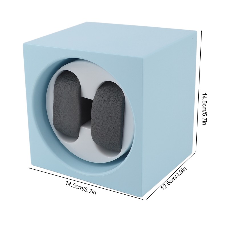 Double Automatic Watch Winder USB Battery Powered 2 Speeds Adjustable