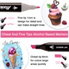 ABEIER 48 Colours Marker Set, Felt Tip Pen Set, Alcohol