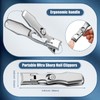 German Nail Clippers for Men, 2025 Upgraded Ultra Sharp Stainless