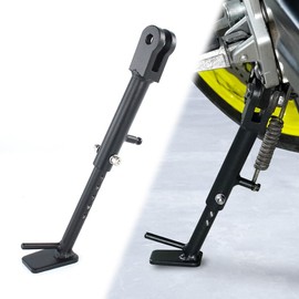 Mantt Adjustable 0''-3'' Kickstand Side Stand Fit for FZ-07 MT-07 2024-2014 FZ 07 MT 07 Kickstand, 2024-2016 XSR700 Steel Stand XSR 700