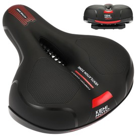 KEMIMOTO (Professional Grade Anti-Vibration), Bicycle Saddle Cushion, Thick Memory Foam, Seat (Equipped with Spherical Suspension), Does Not Hurt Your Buttock, Waterproof, Soft Saddle Cushion, Soft