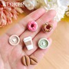 KEOKER Polymer Clay Earrings Cutters, Afternoon Tea Clay Cutters, Cofffee