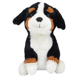 Kögler 75993 – Labertier Berner Mountain Dog Rocky, approx. 19.5 cm tall, according to plush toy with playback function, babbles everything funny and moves