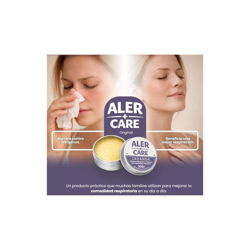 Alercare Bálsamo Nasal Orgánico 10gr Ayuda Alergias Por Polvo Polen