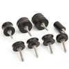 8Pcs Electric Polished Rod Black Sandalwood DIY Hand Made Leather