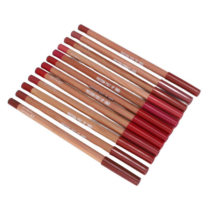 12 Colors Lip Liner Matte Lipstick Lipliner Waterproof Sweat Resistant