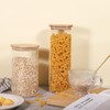 Glass Food Storage Jars 76 oz Set of 3,Glass Storage