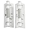 2Pcs Self Closing Spring Hinges Stainless Steel Spring Door Internal