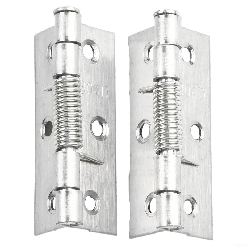 2Pcs Self Closing Spring Hinges Stainless Steel Spring Door Internal