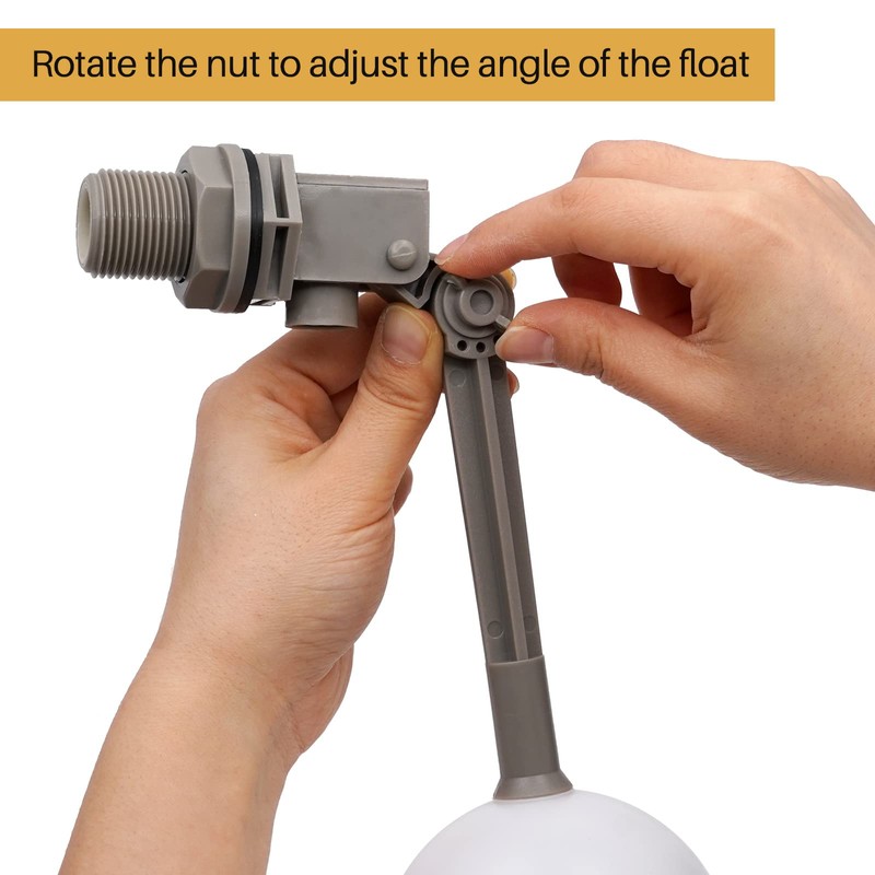 MOGOULUA 3/4 Float Valve for Water Bowl Automatic Float Ball