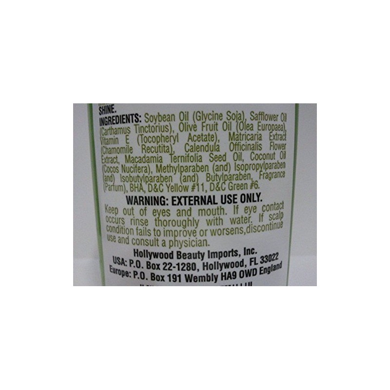 Hollywood Beauty Olive Oil
