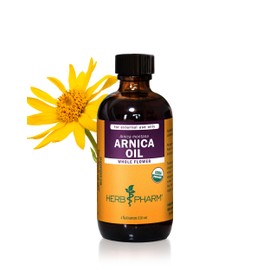 Herb Pharm Certified Organic Arnica Oil - 4 Ounce