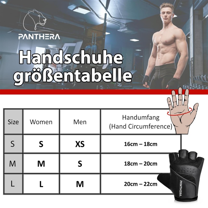PɅNTHERɅ by AMD Panthera® Training Gloves Sports Gloves (M)