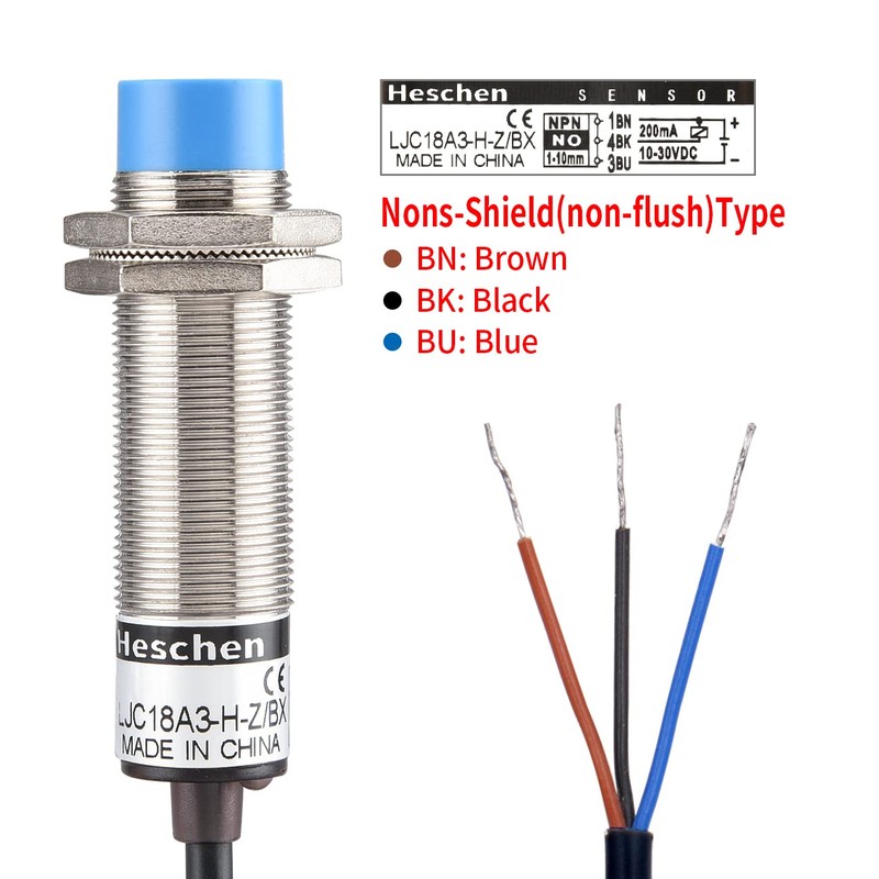 Heschen capacitive proximity sensor switch LJC18A3-H-Z/BX detector 10mm 6-36 VDC
