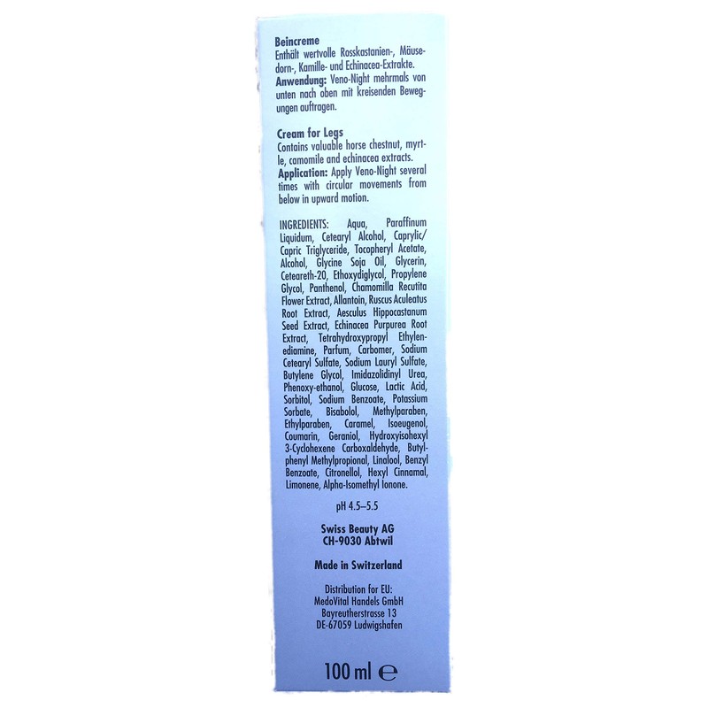 Medosan Veno Night Cream Leg Cream, 1 Pack (1 x