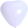 BinaryABC Heart Shaped Latex Balloons,Valentine's Day Engagement Wedding Party Decorations,10Inch,50Pcs(White