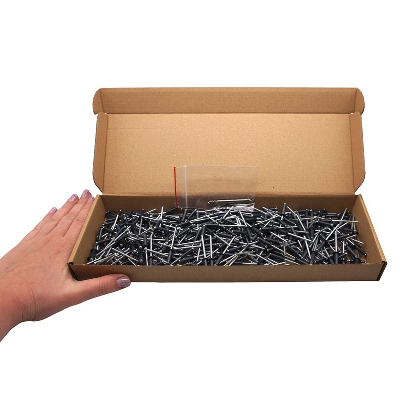 SKIR'CO Pack of 350 blind rivets painted 4.0 x 14