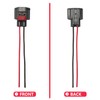 Konuooer 2 x Electric Handbrake Cable for Parking Brake, Wiring