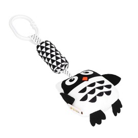 Sonajero Colgante Relleno, Sonajero Colgante de Material de Felpa de Conveniente para Cuna para Cochecito (Búho)