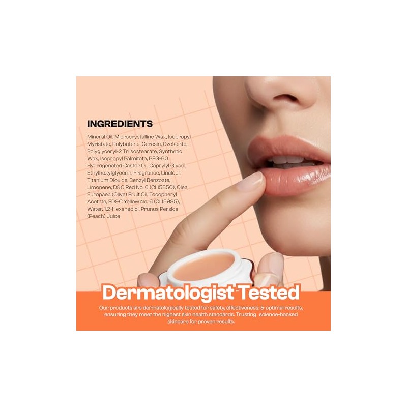 Bálsamo labial hidratante con vitamina E – Dermatológicamente probado, cuidado