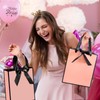 Sitroasho 30 Pack Pink Paper Gift Bags with Handles and